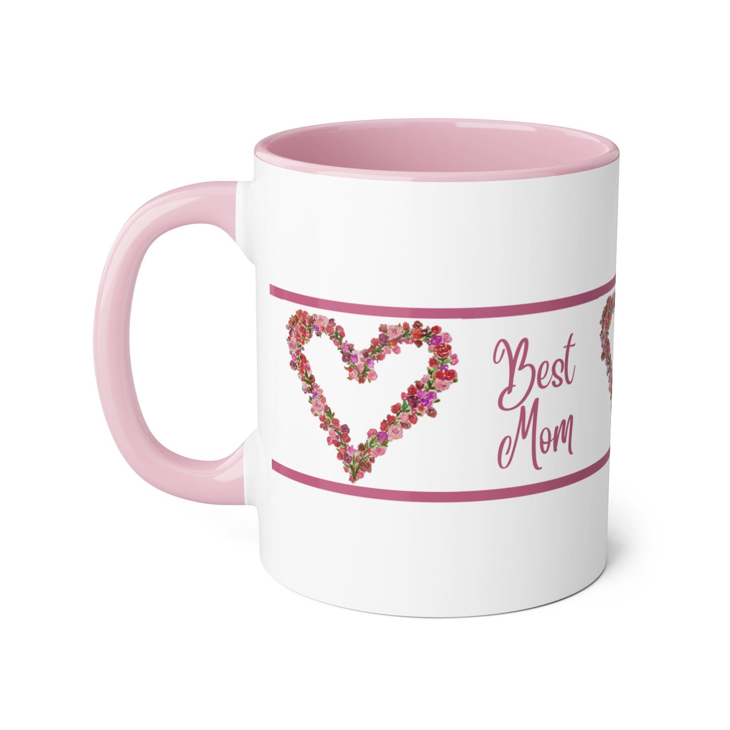 Wing Light Art Designs Best Mom Mother's Day Accent Mugs, 11oz