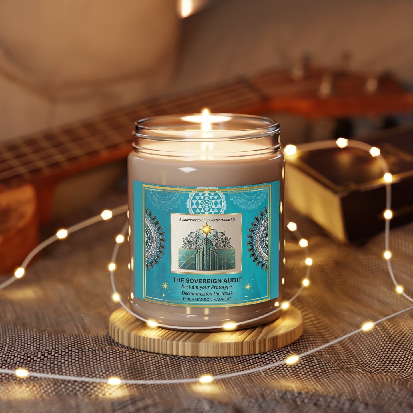 The Sovereign Audit Scented Soy Candle - 9oz (White Lid)