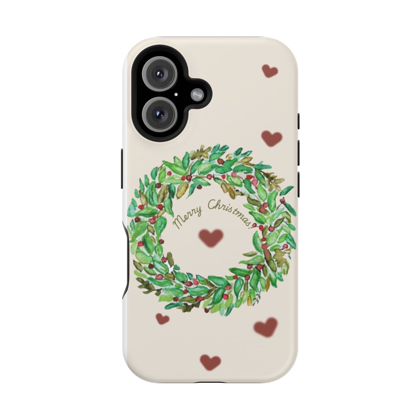 Merry Christmas Phone Case for iPhone 16, 16 Plus, 16 Pro 16 Pro Max, iPhone 15, 15 Plus, 15 Pro 15 Pro Max, Plus 14, 13, 12 and 11 Impact-Resistant Cases