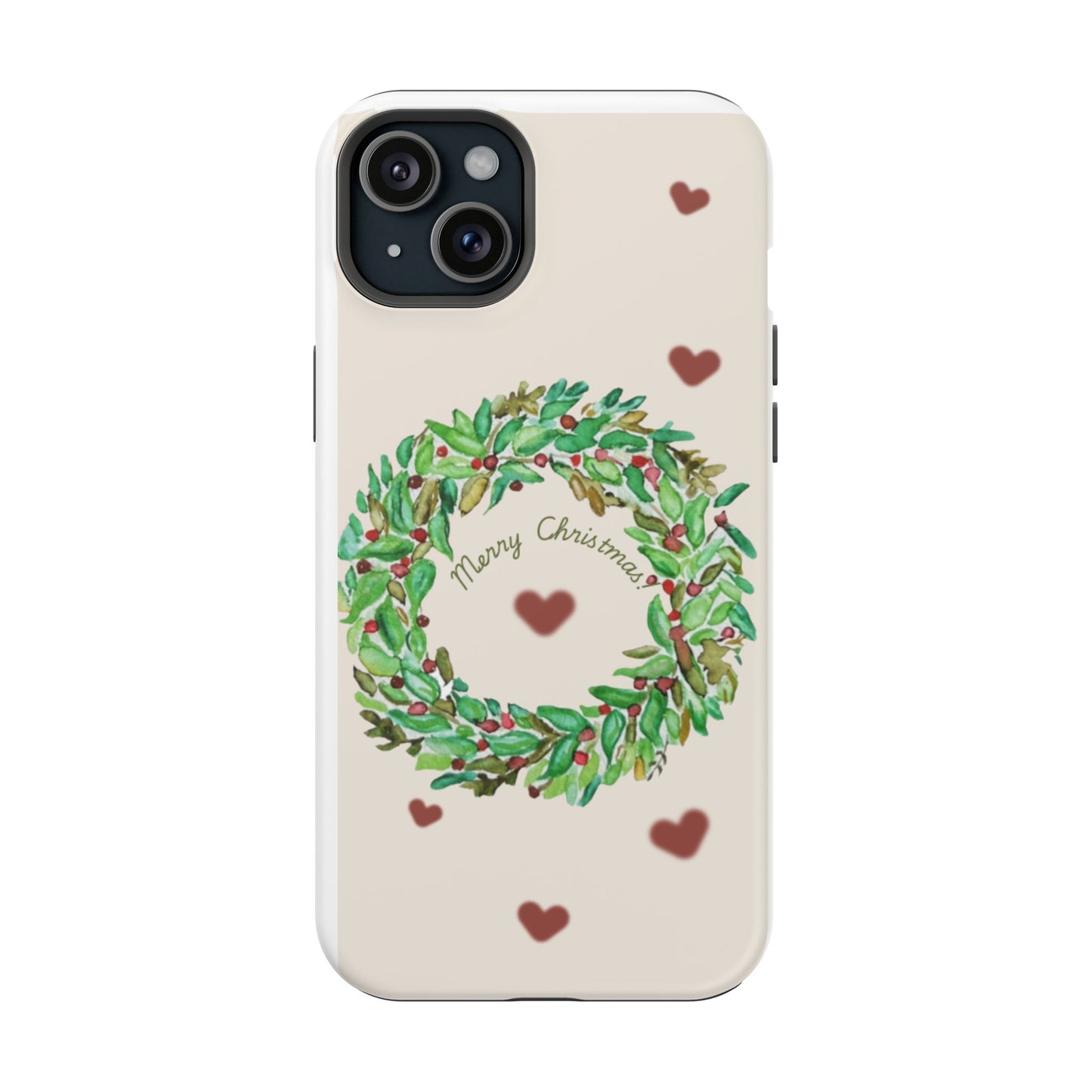 Merry Christmas Phone Case for iPhone 16, 16 Plus, 16 Pro 16 Pro Max, iPhone 15, 15 Plus, 15 Pro 15 Pro Max, Plus 14, 13, 12 and 11 Impact-Resistant Cases