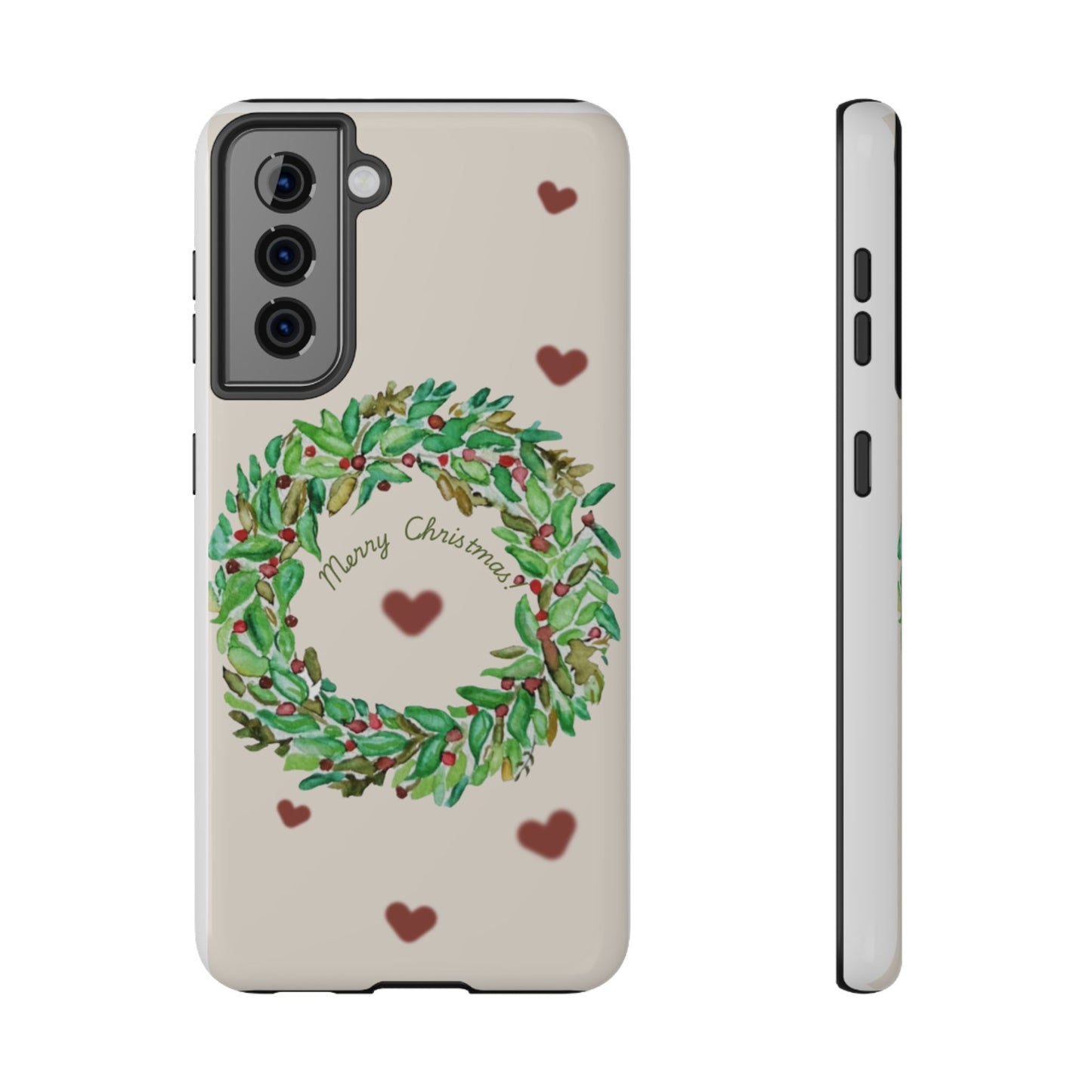 Merry Christmas Phone Case for iPhone 16, 16 Plus, 16 Pro 16 Pro Max, iPhone 15, 15 Plus, 15 Pro 15 Pro Max, Plus 14, 13, 12 and 11 Impact-Resistant Cases