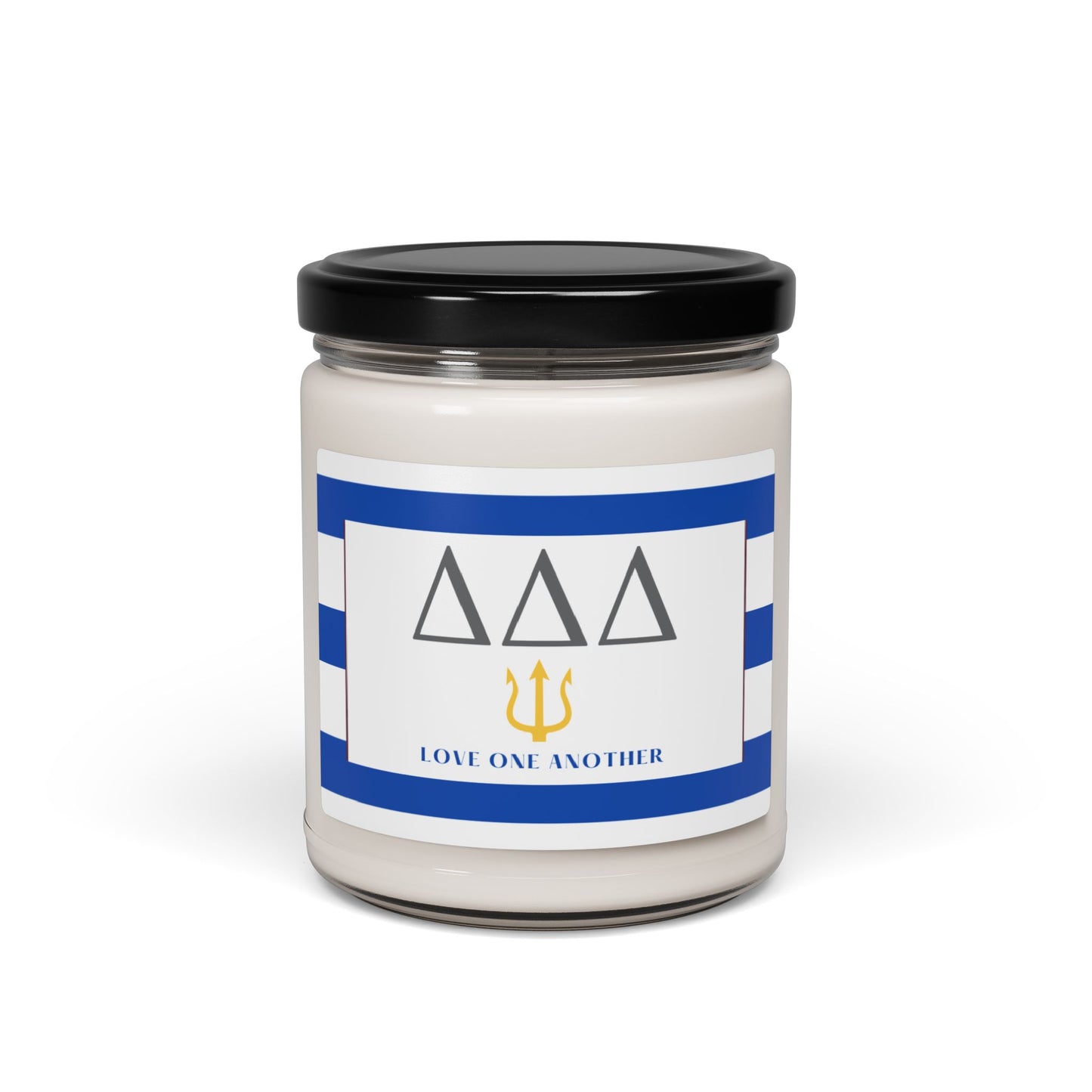 Tri Delta // Sorority 9 oz Hand Poured All Natural Soy Candles // Personalized Option // Choose Your Scent // Greek Letters Scented Soy Candle, 9oz