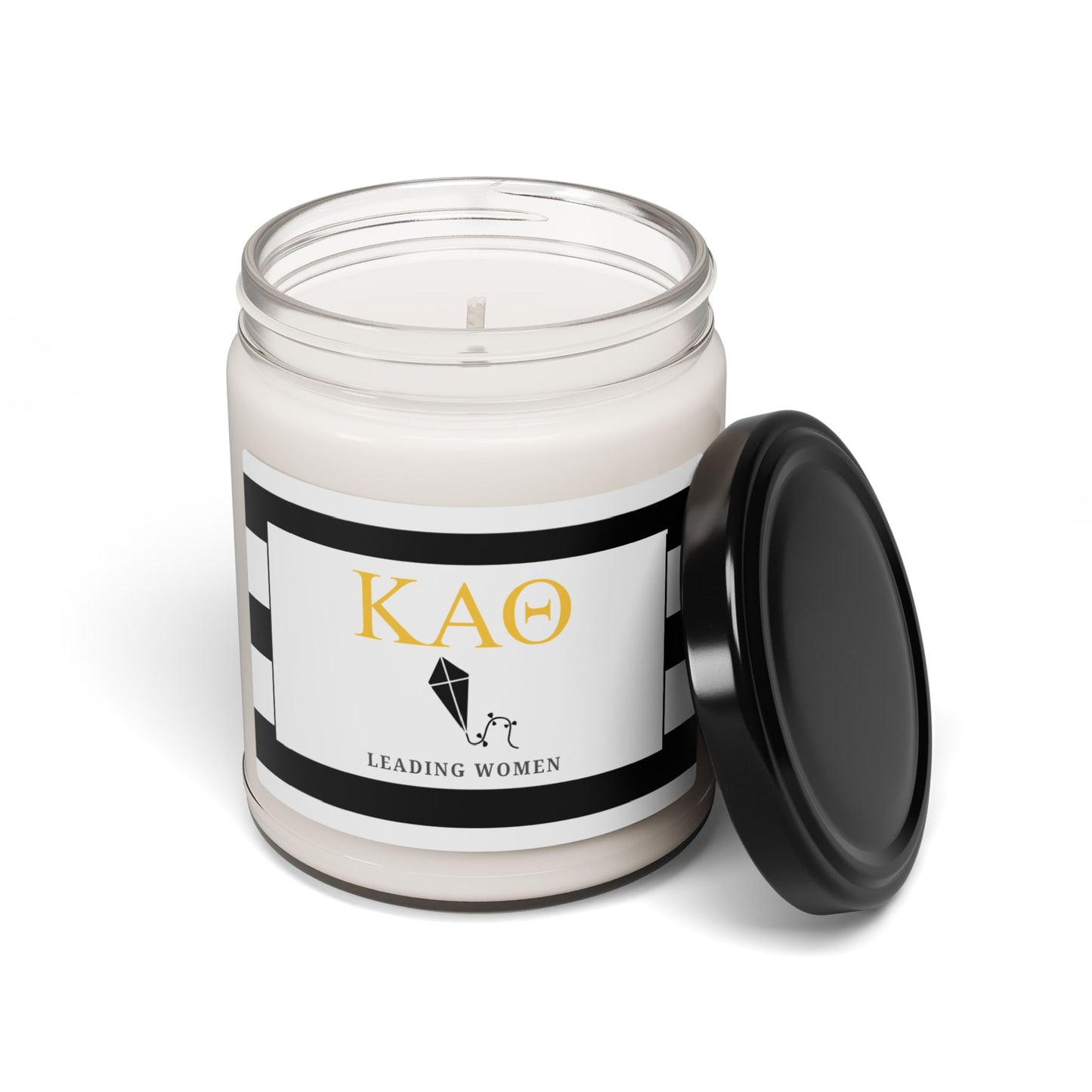 Kappa Alpha Theta Sorority House Soy Wax Candle, Greek Life Gift Candle, Gift For Sorority Girl, College Move-In Gift, Eco Friendly 9oz. Candle Scented Soy Candle, 9oz