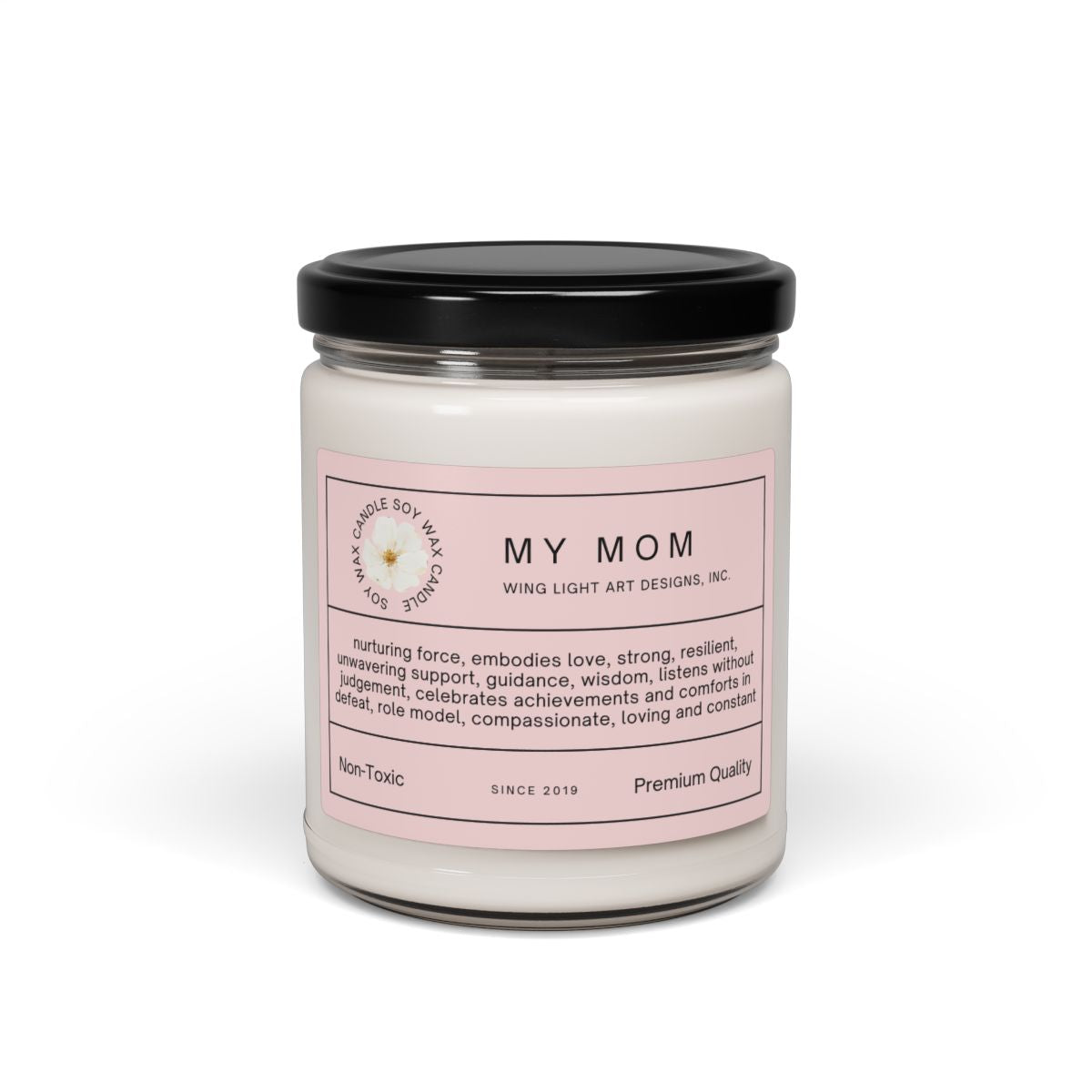Non-Toxic Eco-Friendly Candle Mother's Day gift Idea Small Mother's Day gift 9oz Candle Nurturing Soy Candle for Mom | 9oz Non-Toxic Gift