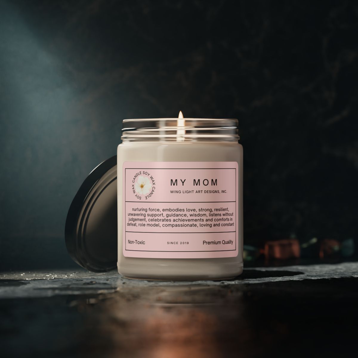 Non-Toxic Eco-Friendly Candle Mother's Day gift Idea Small Mother's Day gift 9oz Candle Nurturing Soy Candle for Mom | 9oz Non-Toxic Gift