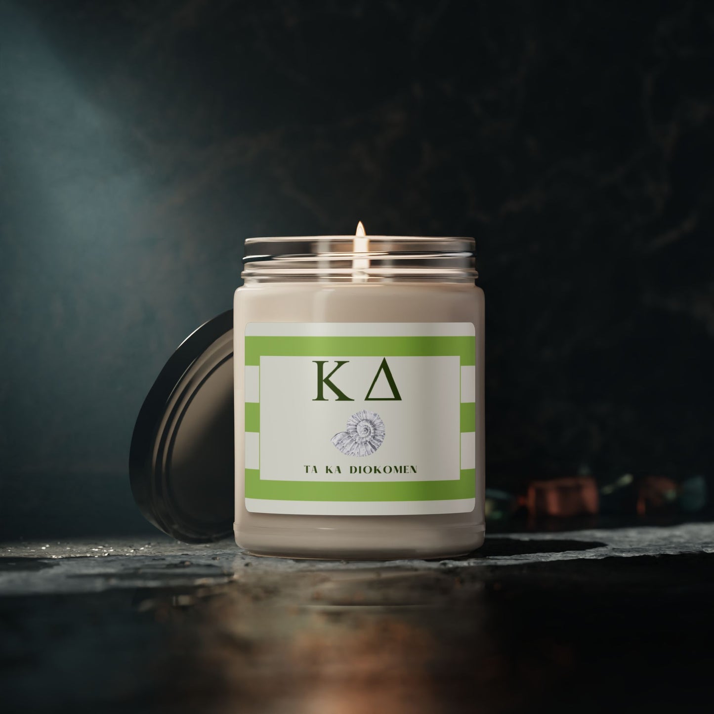 Kappa Delta // Sorority 9 oz Hand Poured All Natural Soy Candles // Personalized Option // Choose Your Scent // Greek Letters Scented Soy Candle, 9oz