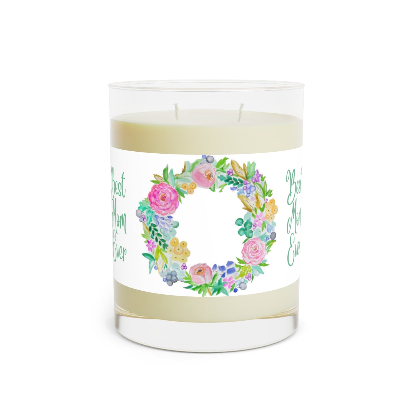 Aromatherapy Soy Candle Gift for Best Mom Ever Scented Soy Candle - Full Glass, 11oz