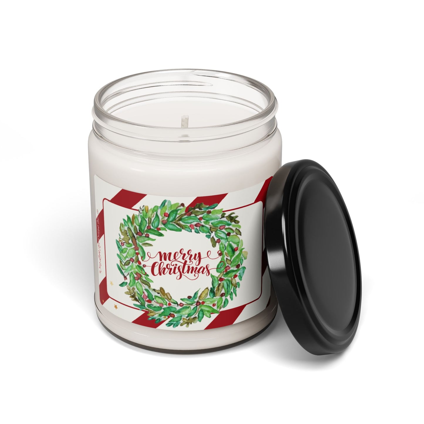 Holiday Candle Soy Candle Hand Pour Candles USA made High Quality Fragrance Candles Christmas Candle Festive Candle Scented Soy Candle, 9oz