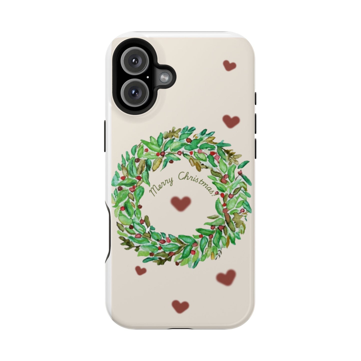 Merry Christmas Phone Case for iPhone 16, 16 Plus, 16 Pro 16 Pro Max, iPhone 15, 15 Plus, 15 Pro 15 Pro Max, Plus 14, 13, 12 and 11 Impact-Resistant Cases