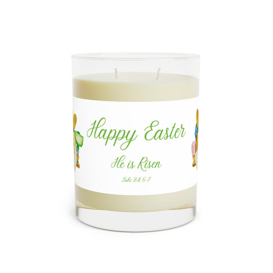Wing Light Art Designs Pastel Gnome Bunny Scented Candle - Full Glass, 11oz