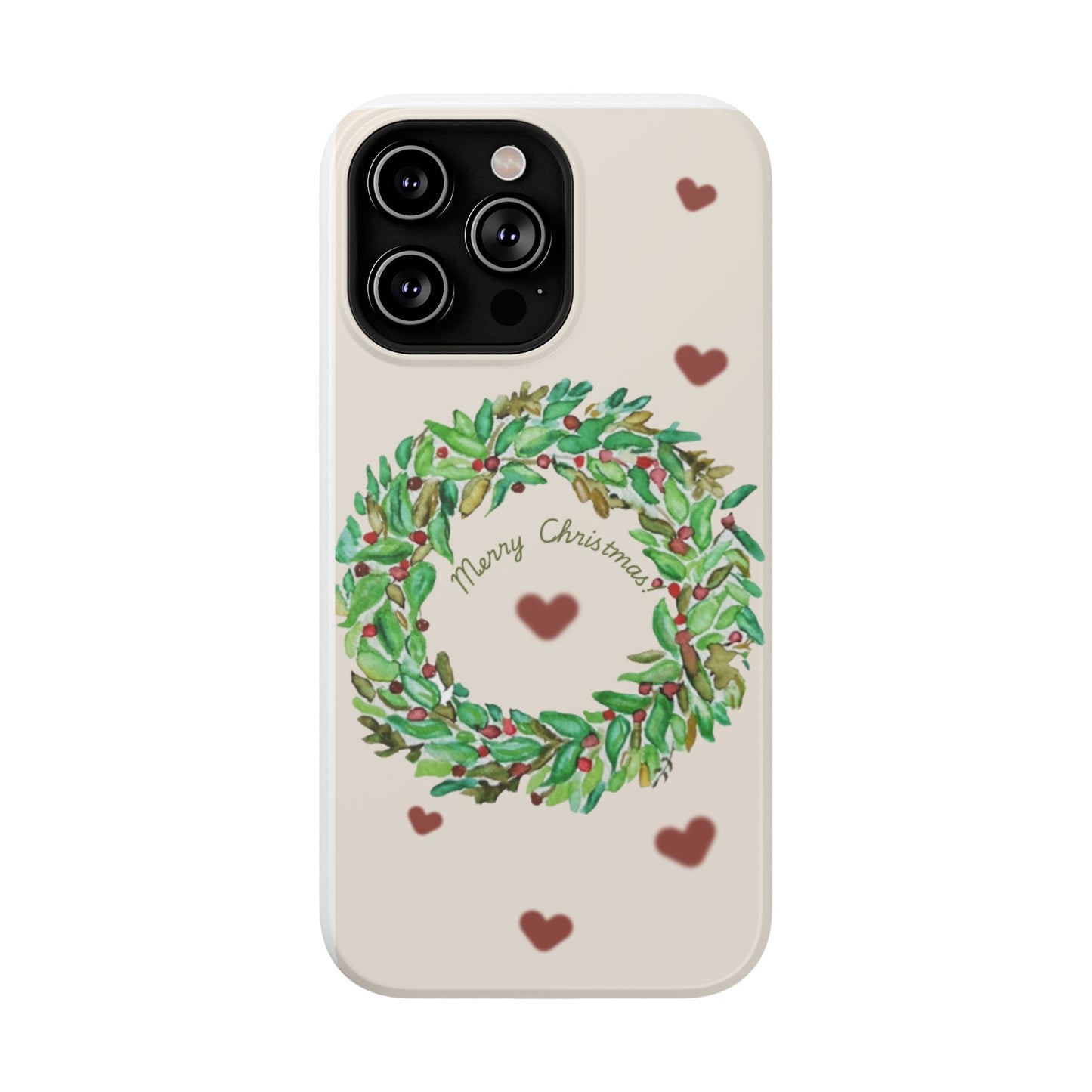 Merry Christmas Phone Case for iPhone 16, 16 Plus, 16 Pro 16 Pro Max, iPhone 15, 15 Plus, 15 Pro 15 Pro Max, Plus 14, 13, 12 and 11 Impact-Resistant Cases