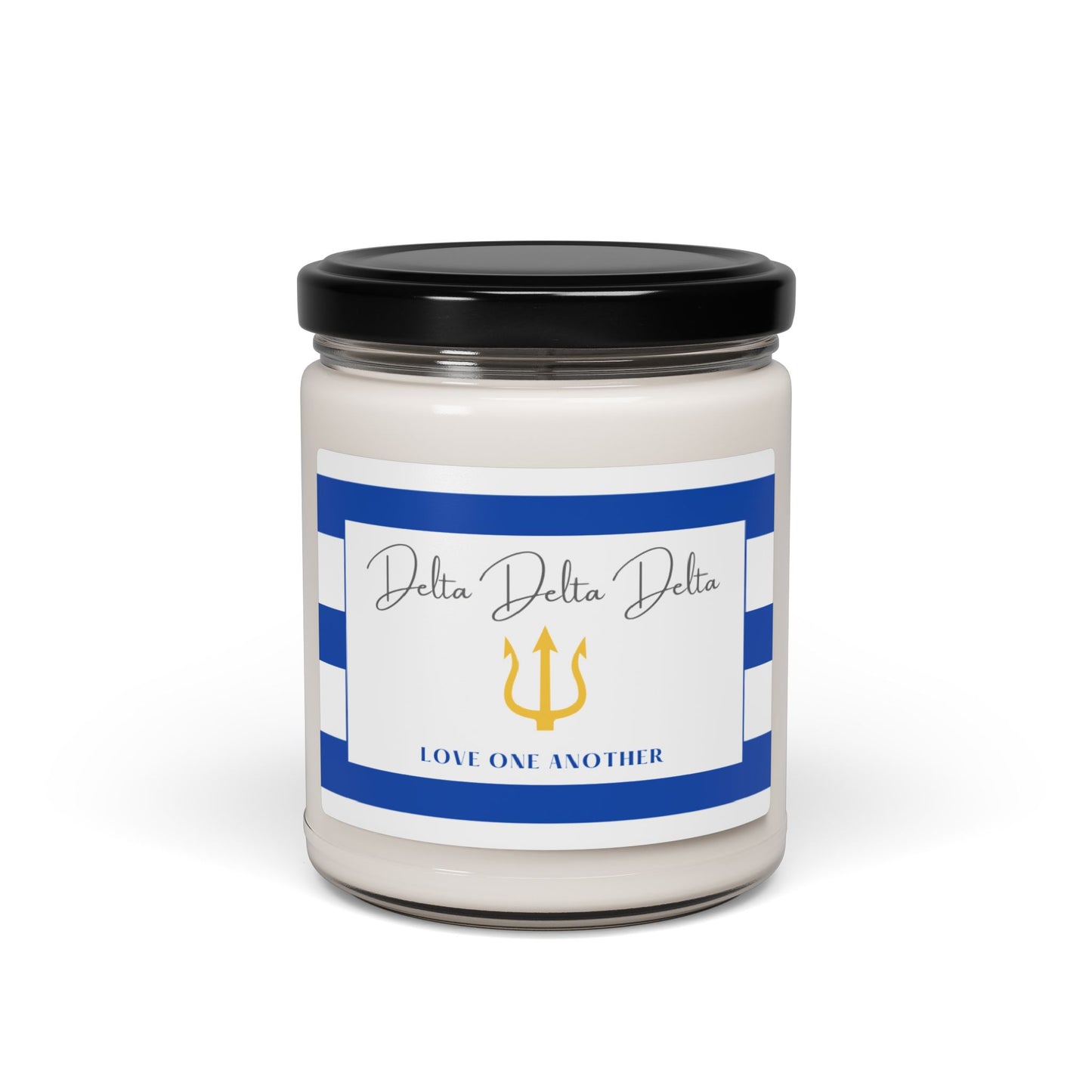 Tri Delta // Sorority 9 oz Hand Poured All Natural Soy Candles //  Choose Your Scent // Greek Letters Greek Letters Scented Soy Candle, 9oz