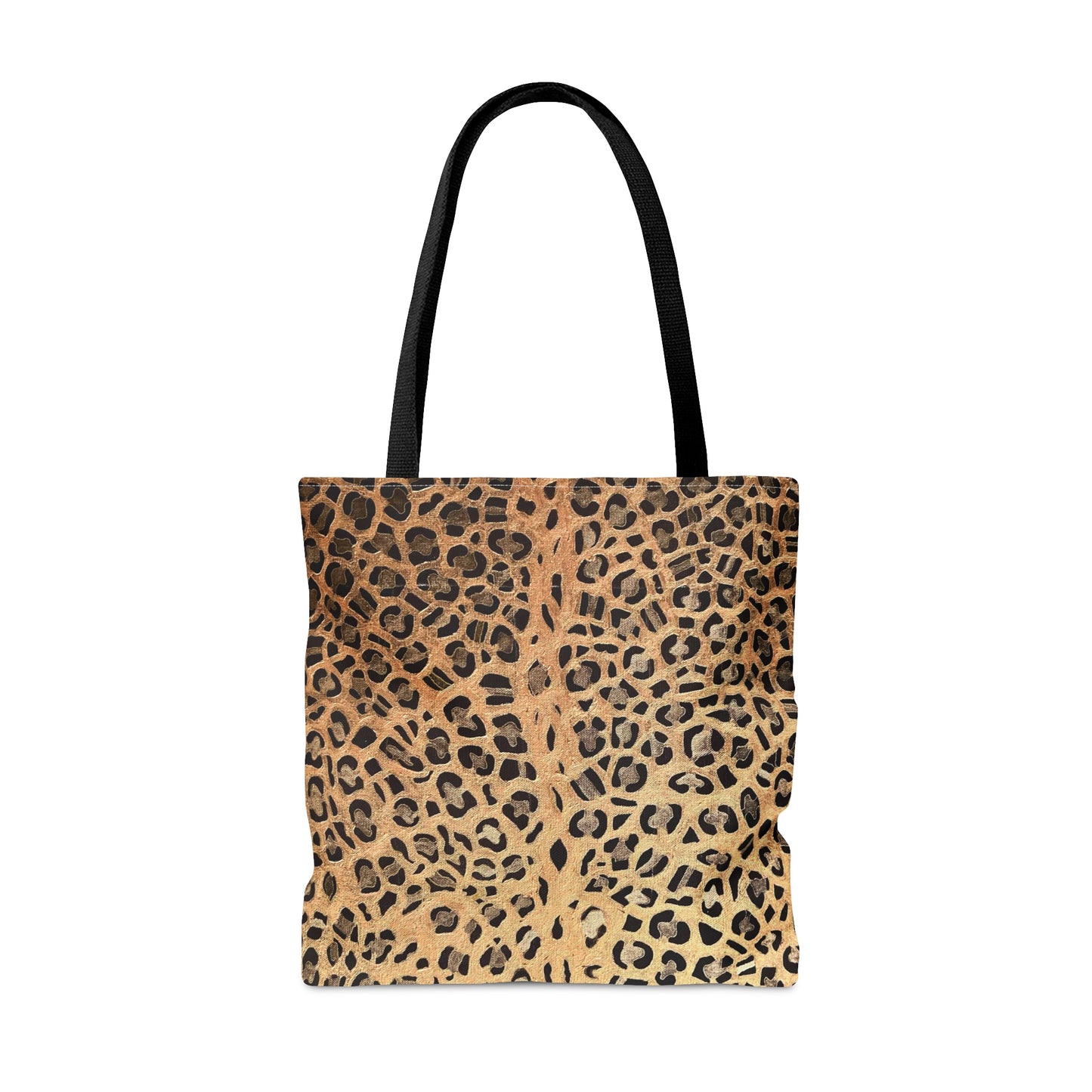 Leopard Print Tote Bag | Custom Painted Leopard Design | Trending Animal Print Fashion | Stylish & Durable AOP Bag | Mindful Living | Leopard Print Tote Bag