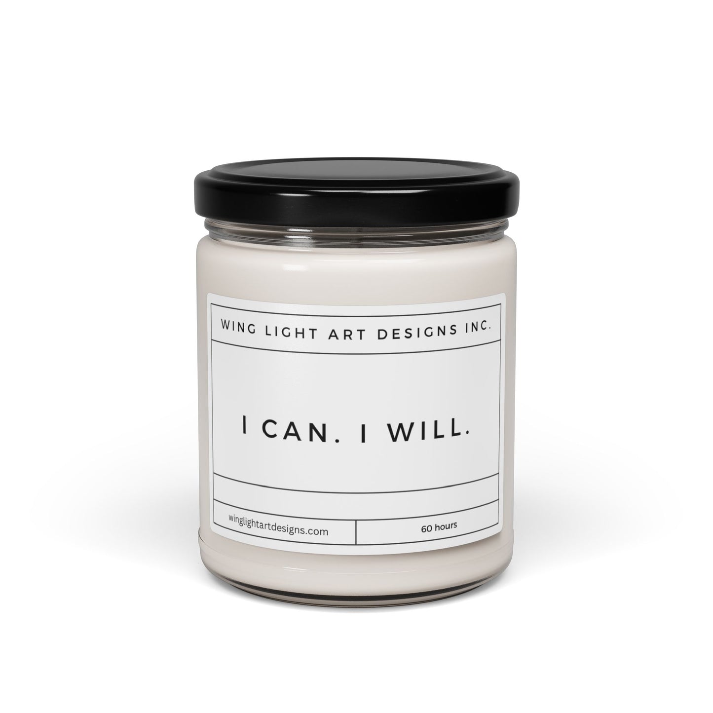 I Can I Will Elevate - Grow Through What you Go Through Motivational For When You Just Want To Burn Something Spiritual Candle Funny Candle Funny Candles Gift for Her Best Friend Gifts Girlfriend Gift Scented Soy Candle, 9oz