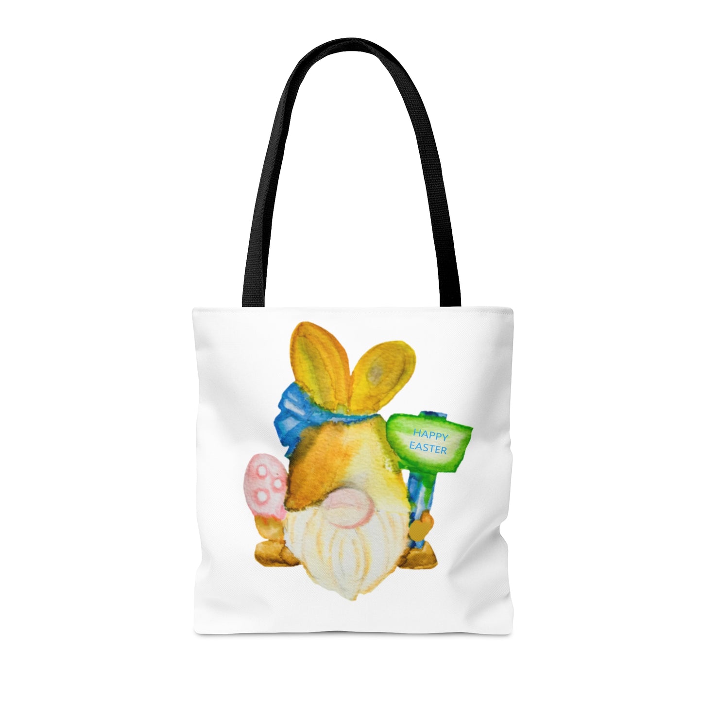 Wing Light Art Designs Happy Easter Bunny Gnome AOP Tote Bag