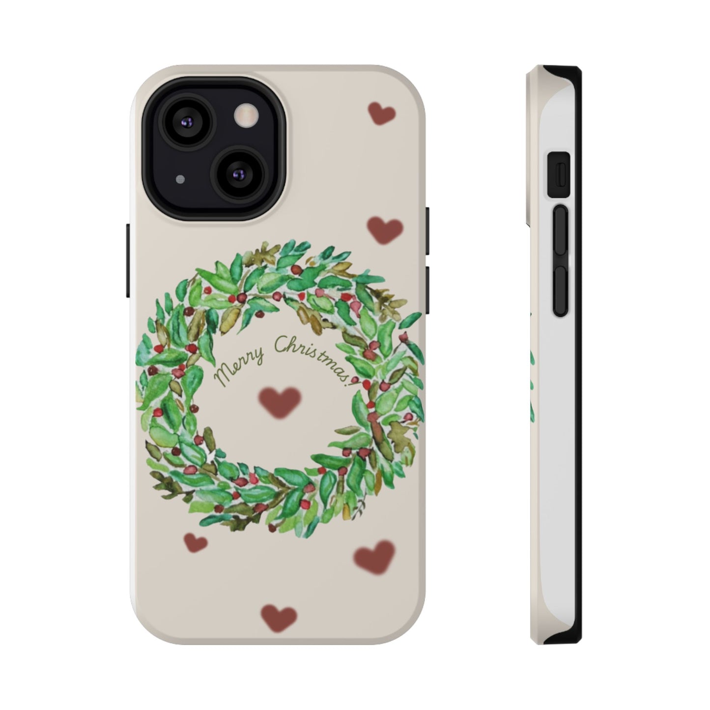 Merry Christmas Phone Case for iPhone 16, 16 Plus, 16 Pro 16 Pro Max, iPhone 15, 15 Plus, 15 Pro 15 Pro Max, Plus 14, 13, 12 and 11 Impact-Resistant Cases