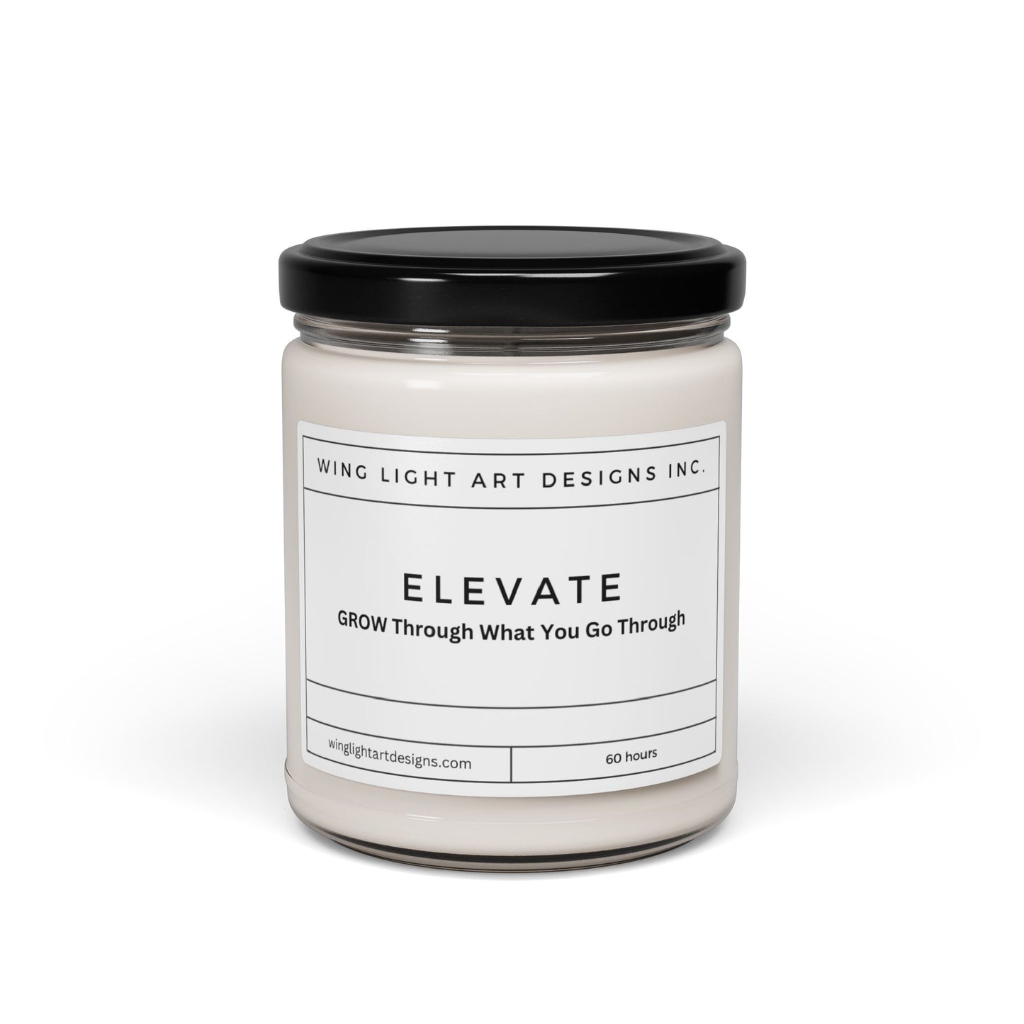 Elevate - Grow Through What You Go Through Motivational For When You Just Want To Burn Something Spiritual Candle Funny Candle Funny Candles Gift for Her Best Friend Gifts Girlfriend Gift