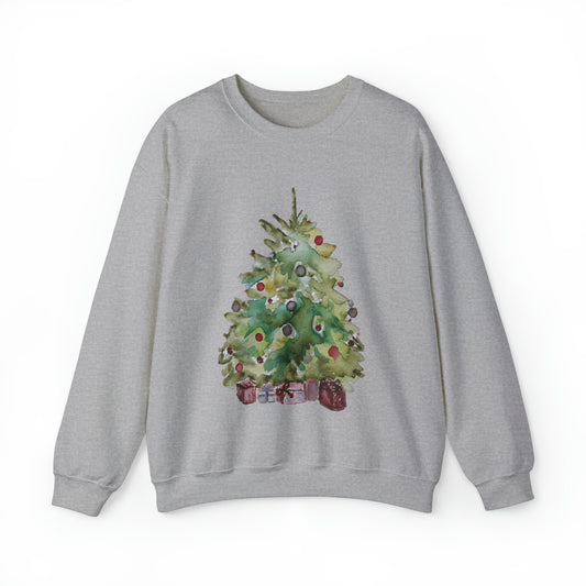 UNISEX CREWNECK SWEATSHIRT, Christmas Trees Crewneck Sweatshirt, Christmas Gift Sweatshirt, Merry Xmas Gift Crewneck Sweatshirt, Christmas Crewneck Sweatshirt for All Genders, Xmas Party Crewneck Sweatshirt