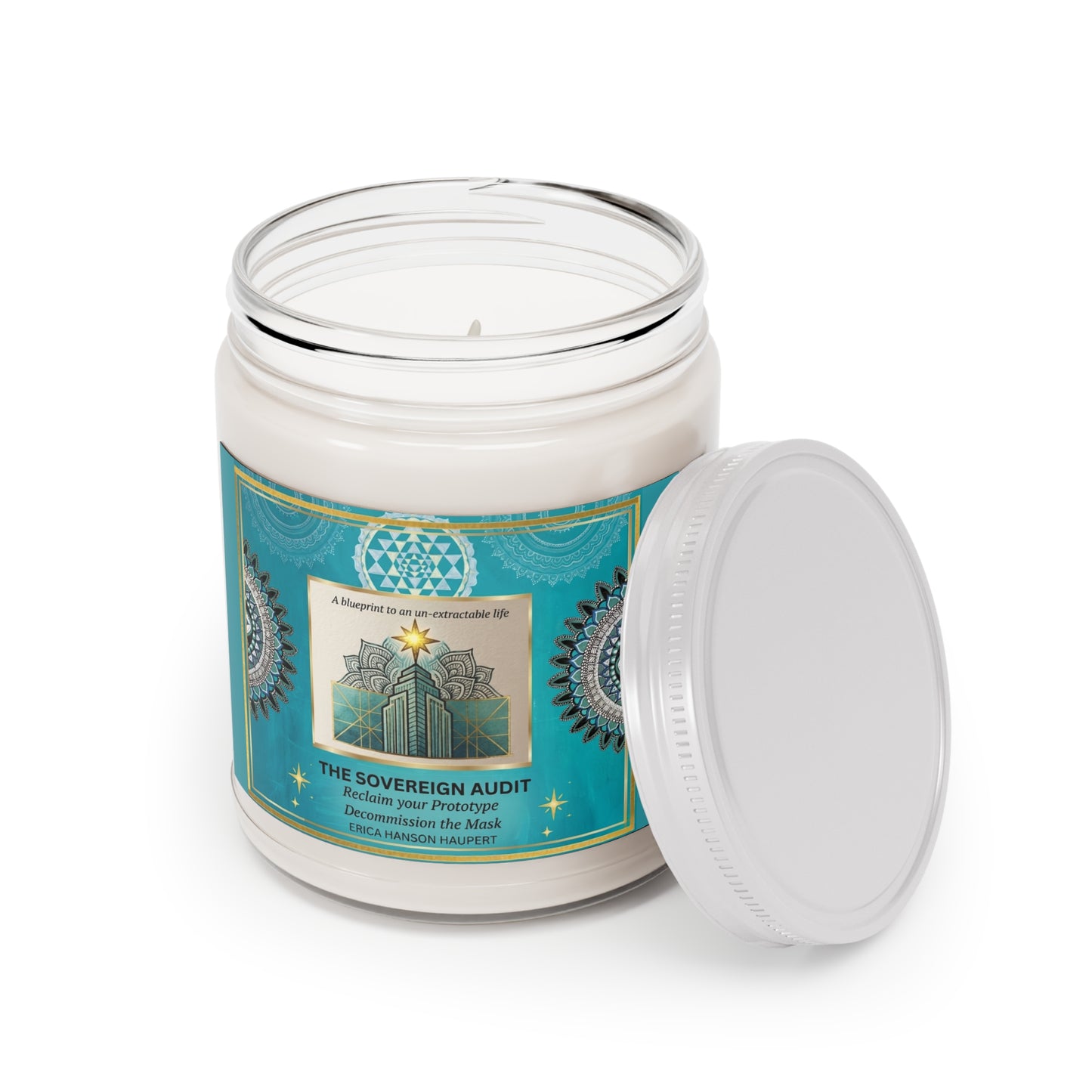 The Sovereign Audit Scented Soy Candle - 9oz (White Lid)