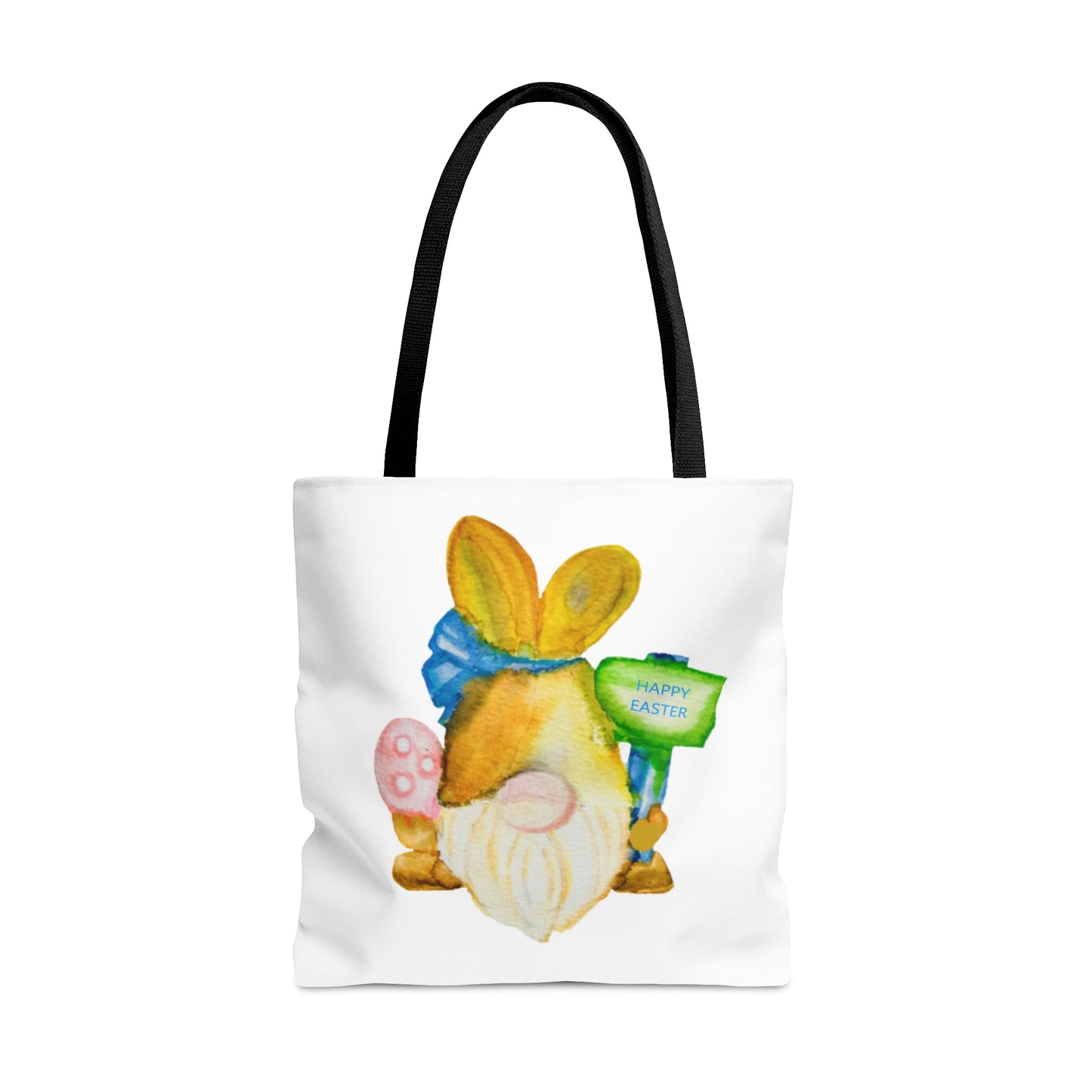 Wing Light Art Designs Happy Easter Bunny Gnome AOP Tote Bag