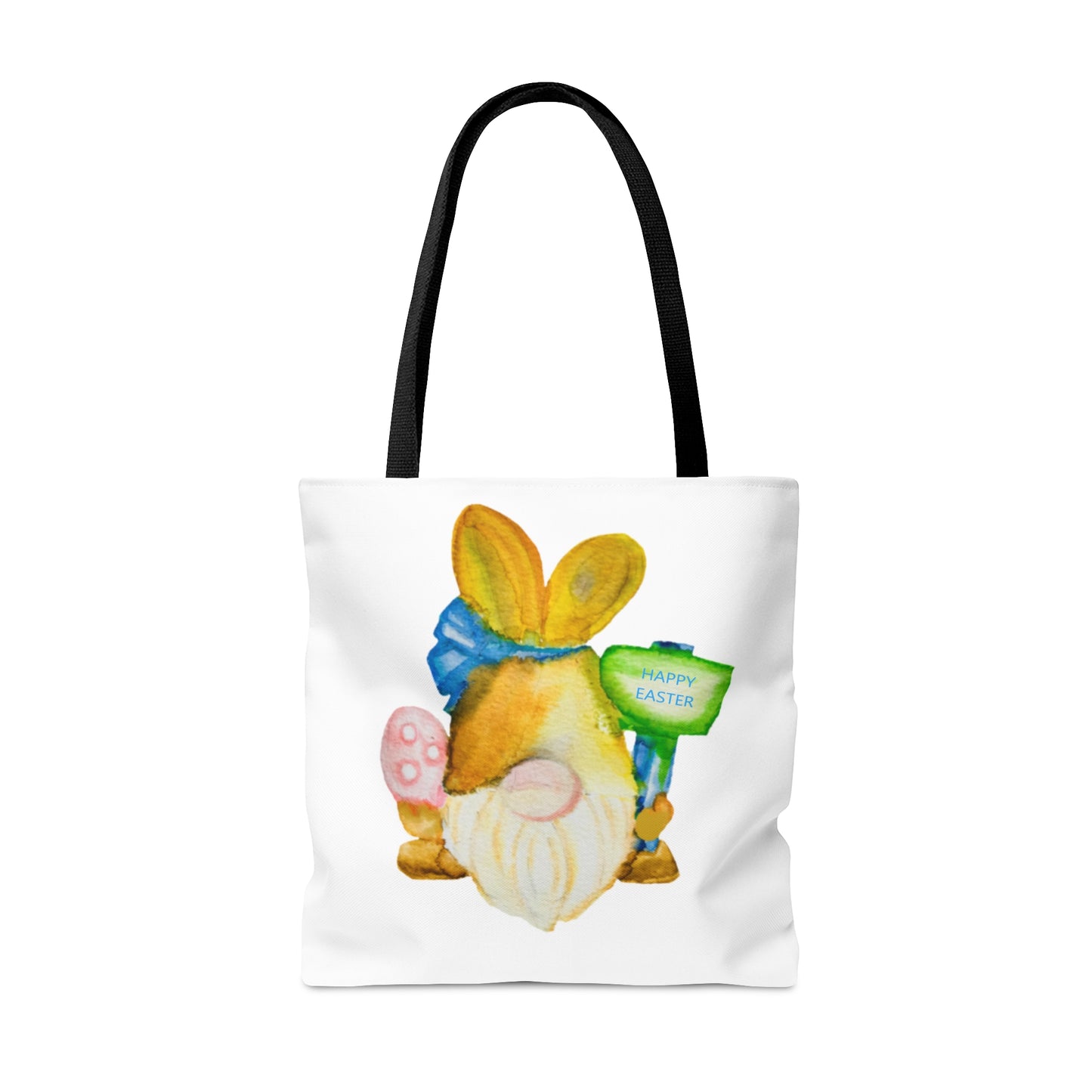 Wing Light Art Designs Happy Easter Bunny Gnome AOP Tote Bag