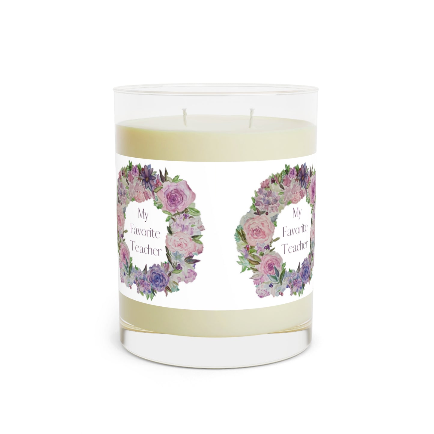 Wing Light Art Designs My Favorite Teacher Scented Candle - Full Glass, 11oz