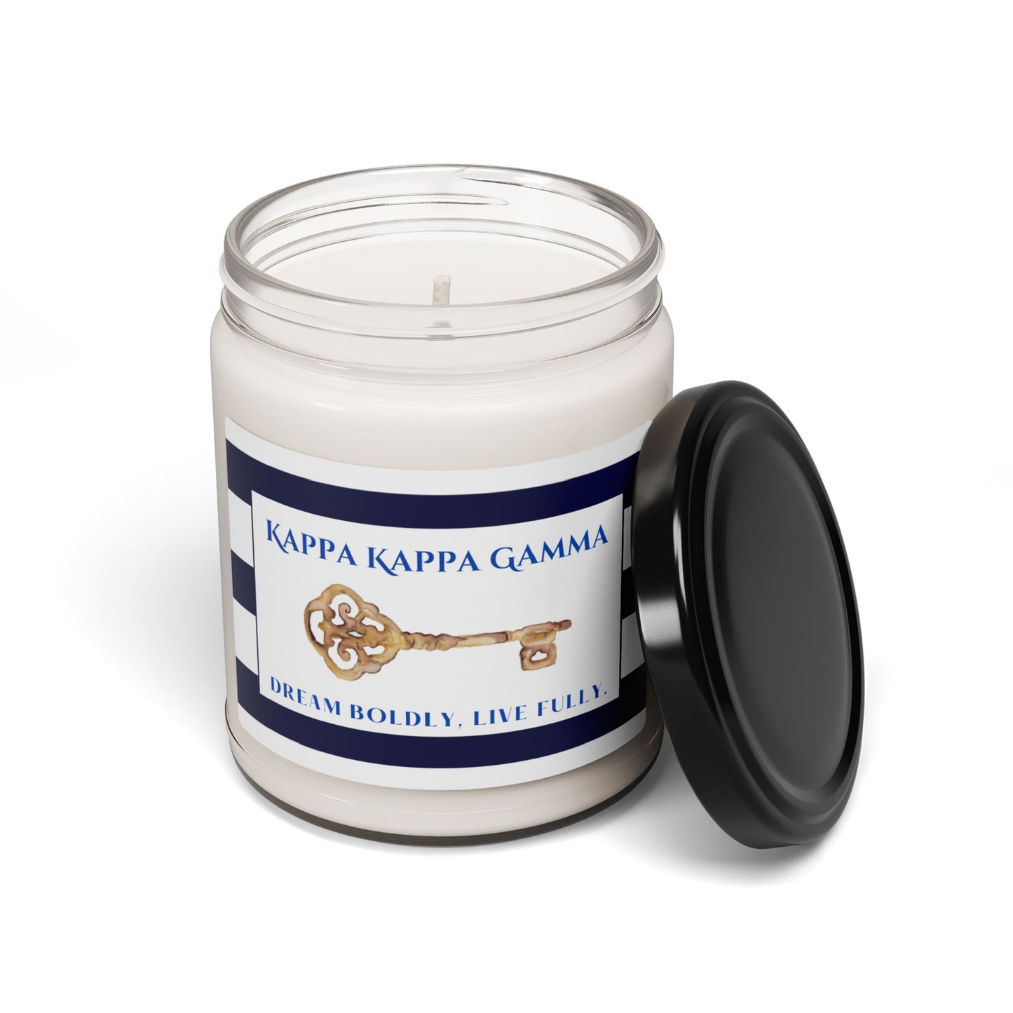 Kappa Kappa Gamma Sorority House Soy Wax Candle, Greek Life Gift Candle, Gift For Sorority Girl, College Move-In Gift, Eco Friendly 9oz. Candle Scented Soy Candle, 9oz