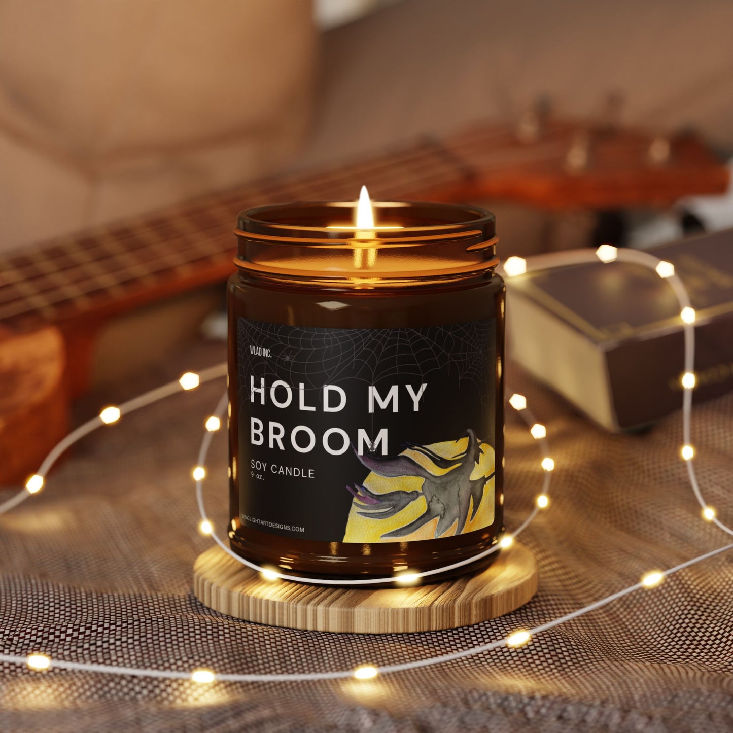 Hold My Broom Scented Soy Candle Halloween Decor Gift, Witch Please Scented Soy Candle, Halloween Decorations, Halloween home decor, Gift for her, Gift for Mom