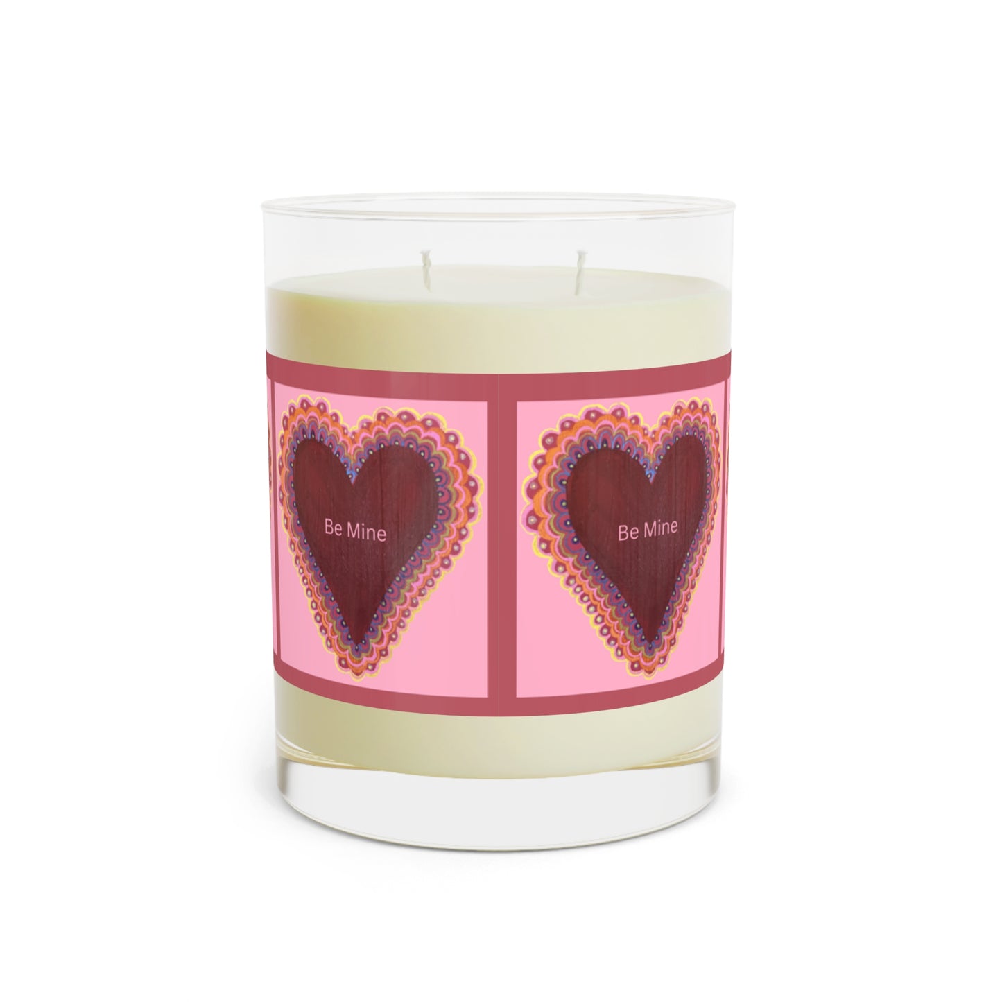 Wing Light Art Designs Conversation Hearts Scented Candle - Full Glass, 11oz