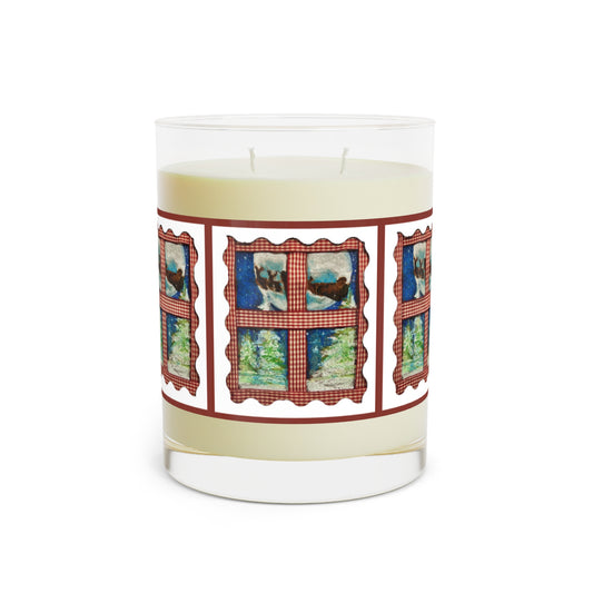 Wing Light Art Designs Santa's Sleigh Scented Candle - Full Glass, 11oz