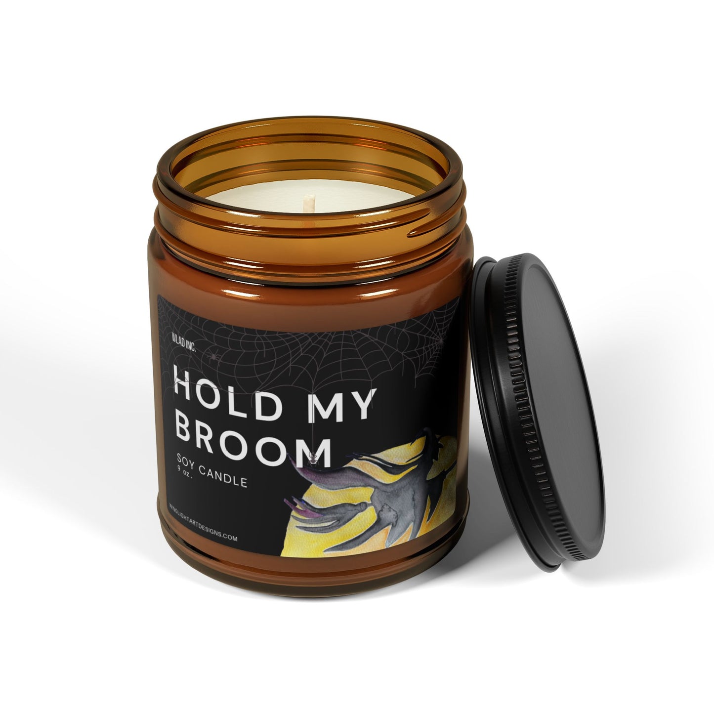 Hold My Broom Scented Soy Candle Halloween Decor Gift, Witch Please Scented Soy Candle, Halloween Decorations, Halloween home decor, Gift for her, Gift for Mom