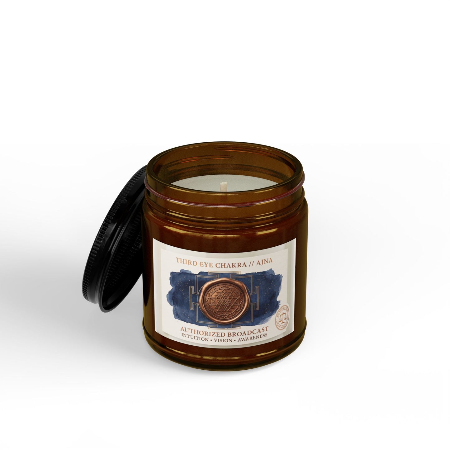 The  Sovereign Audit™ Third Eye Chakra Soy Candle — Aromatherapy Scented Candle (4oz & 9oz)