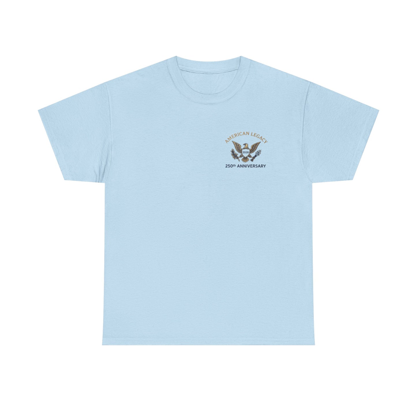 250th 4th of July Commemorative T-Shirt — Vintage Eagle 'Land of Liberty' Graphic Tee