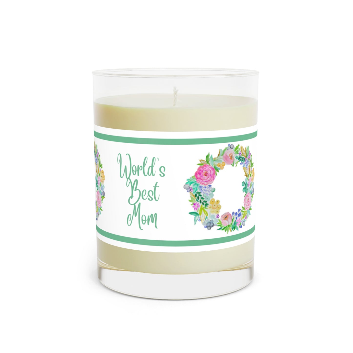 Wing Light Art Designs World's Best Mom Scented Candle - Full Glass, 11oz