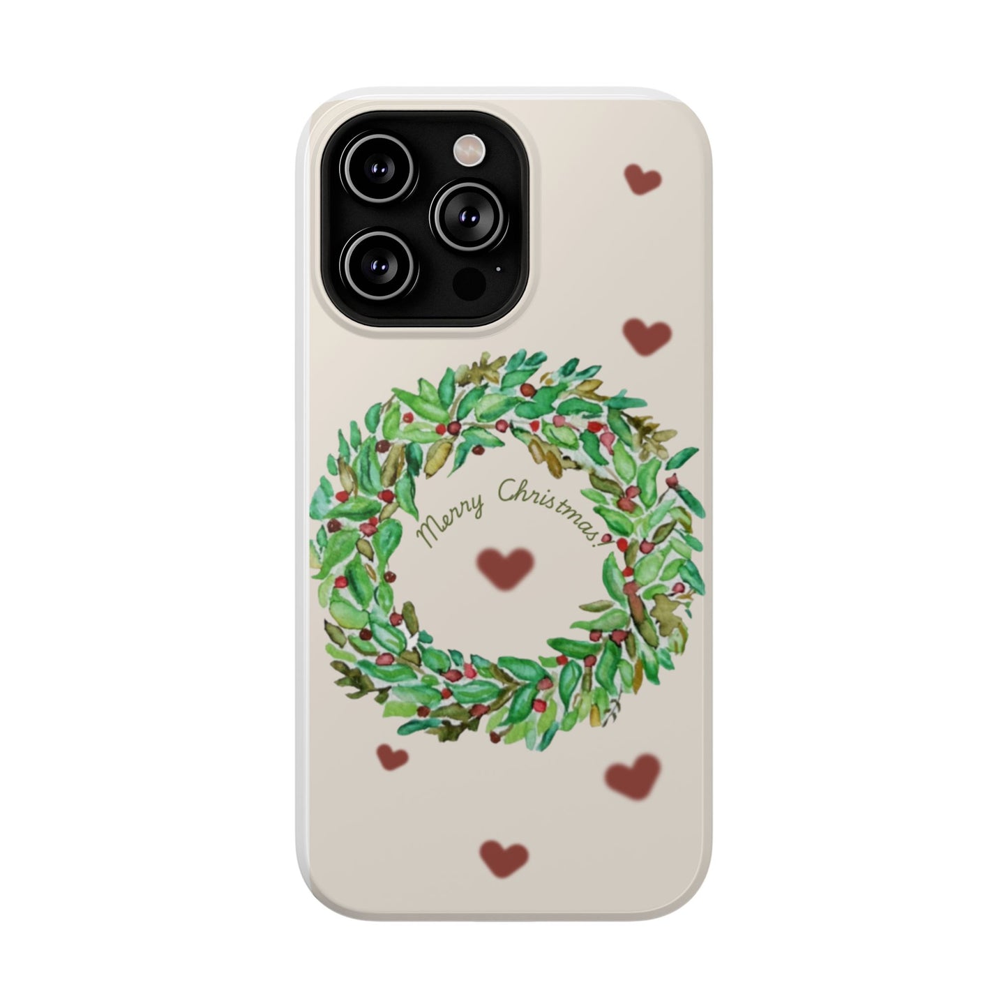 Merry Christmas Phone Case for iPhone 16, 16 Plus, 16 Pro 16 Pro Max, iPhone 15, 15 Plus, 15 Pro 15 Pro Max, Plus 14, 13, 12 and 11 Impact-Resistant Cases