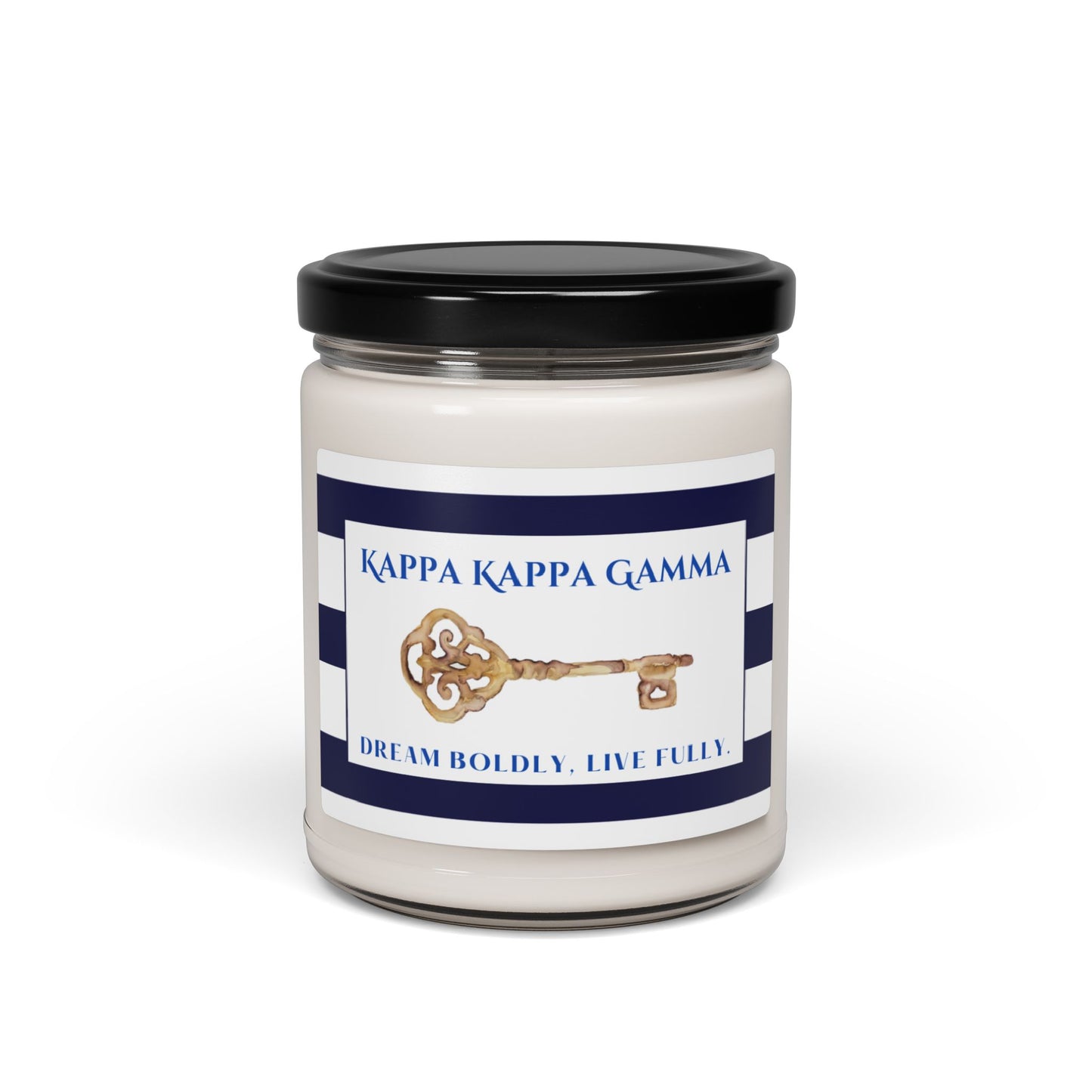 Kappa Kappa Gamma Sorority House Soy Wax Candle, Greek Life Gift Candle, Gift For Sorority Girl, College Move-In Gift, Eco Friendly 9oz. Candle Scented Soy Candle, 9oz