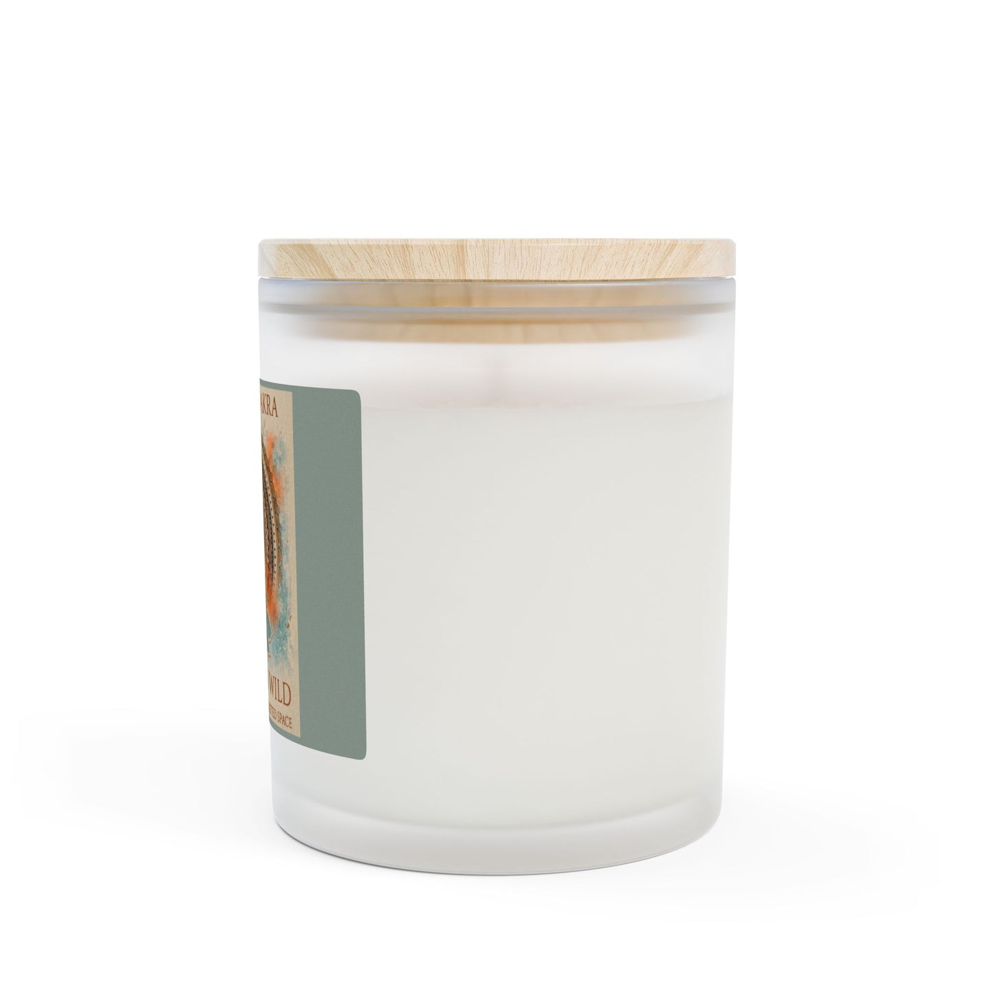 The Sovereign Audit™ Sacral Chakra Frosted Glass Candle — "Sovereign Wild" 11oz
