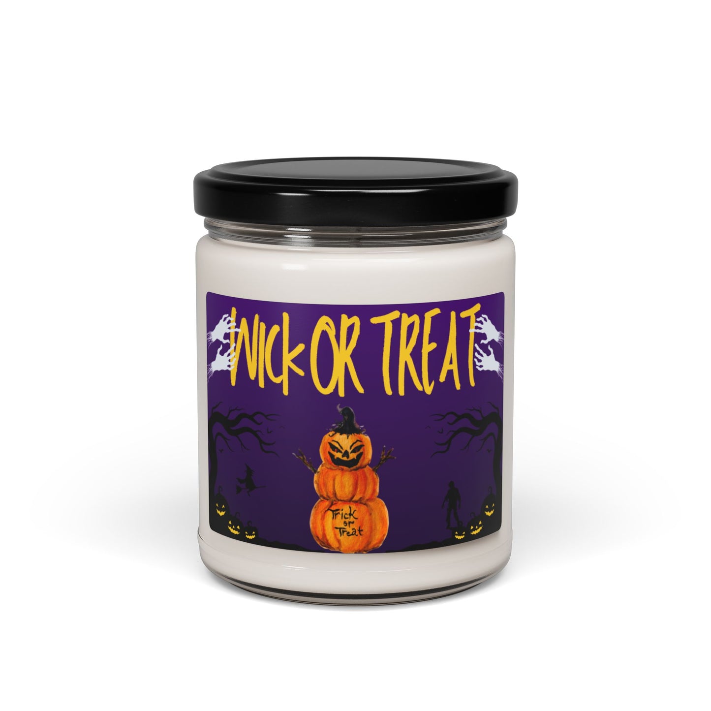 Spooky Season Soy Candle - Halloween Fall Autumn Candle Decor for Home - Halloween Gifts - Giftable Halloween Candle, Seasonal Gifts Scented Soy Candle, 9oz