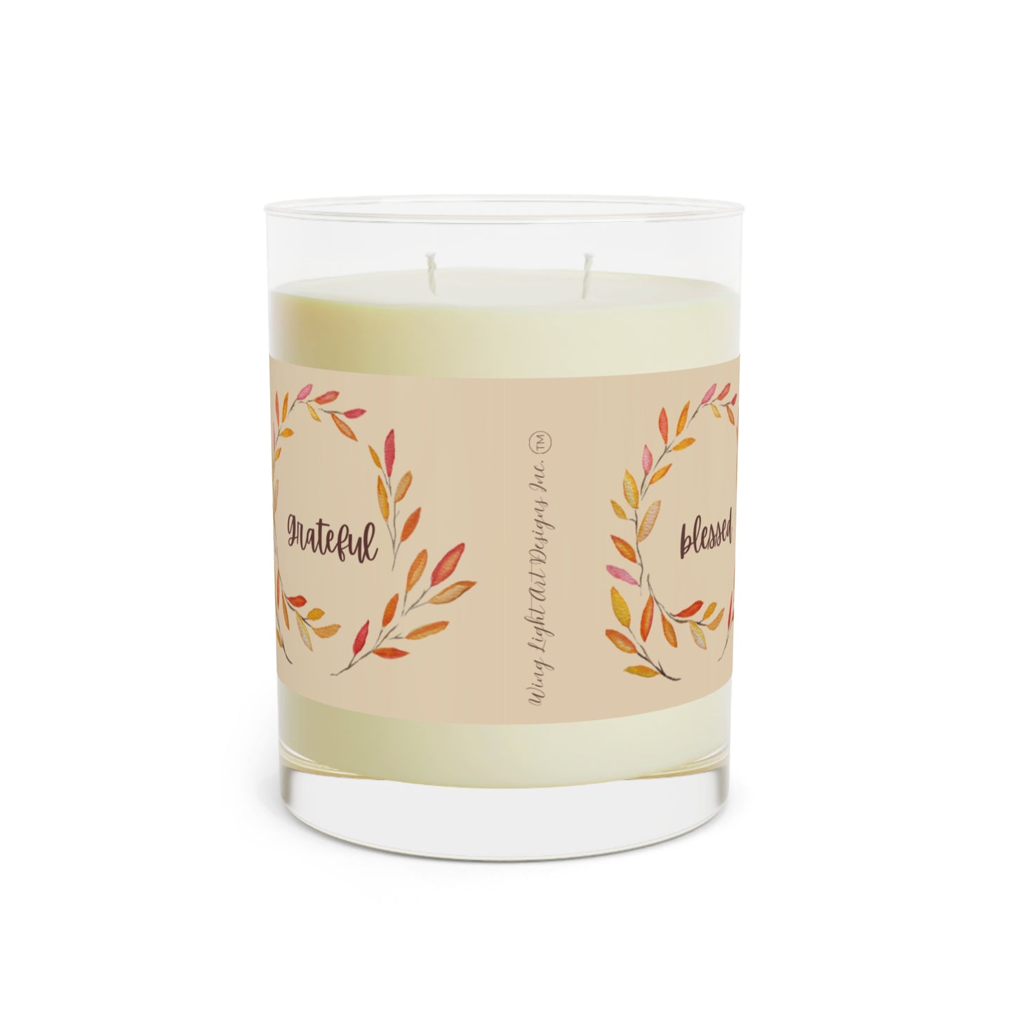 Thanksgiving Candle Favor/Thankful for you/Thanksgiving Table/Fall Candle/Hostess Gift Candle Favors Grateful Thankful Blessed