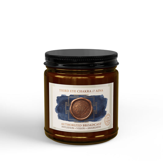 The  Sovereign Audit™ Third Eye Chakra Soy Candle — Aromatherapy Scented Candle (4oz & 9oz)