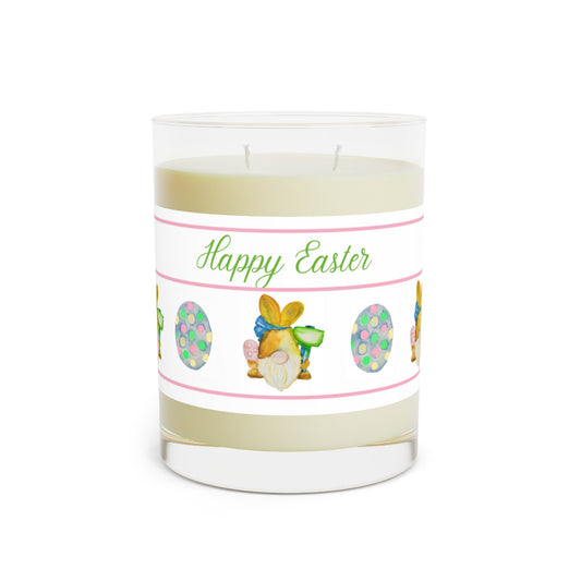 Wing Light Art Designs Bunny Gnome and Egg Easter Scented Candle - Full Glass, 11oz