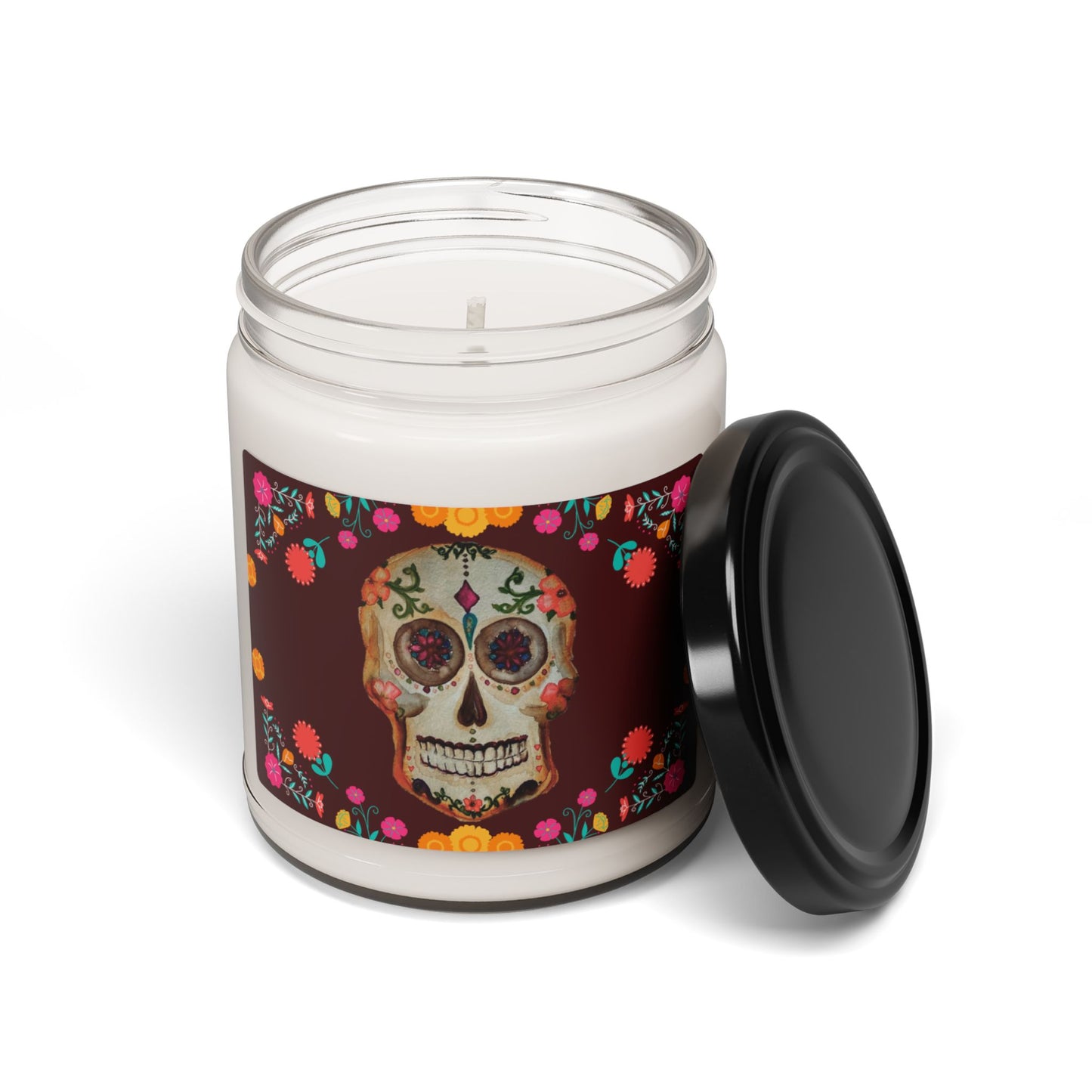 Skull Candle Skeleton Candle Halloween Candles Halloween Candle Halloween Gifts Halloween Decor Holiday Candles Fall Candles Scented Soy Candle, 9oz