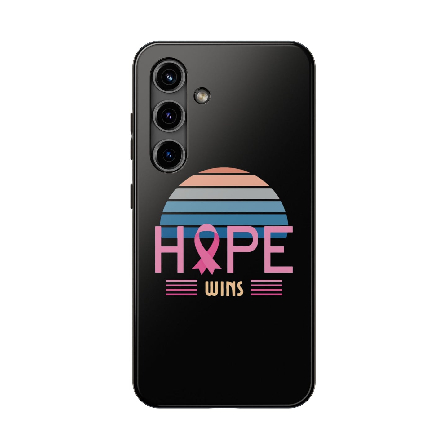 Hope Wins, Cancer Warrior Gift, Support Gift, Breast Cancer Survivor Gift, Cancer Tough Phone Cases, Survivor Gift, Pink Phone iPhone