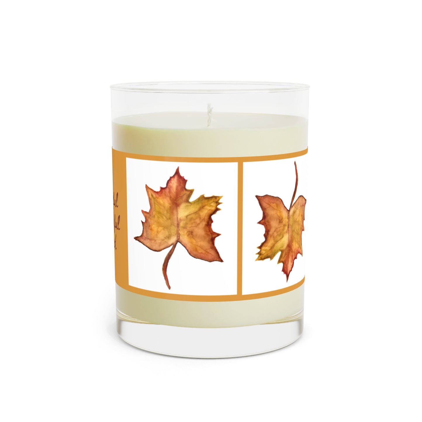 Thanksgiving Candle Favor So very Thankful for you Thanksgiving Table Fall Candle Hostess Gift / 11 oz. Candle Favors Grateful Thankful Blessed Maple Leaves Scented Candle