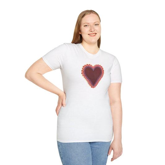 Love Shirt, Valentines Day Shirt, Heart Shirt, Cute Valentine Shirt, Cute Valentine, Valentines Day Gift Valentine Heart Unisex Soft style T-Shirt