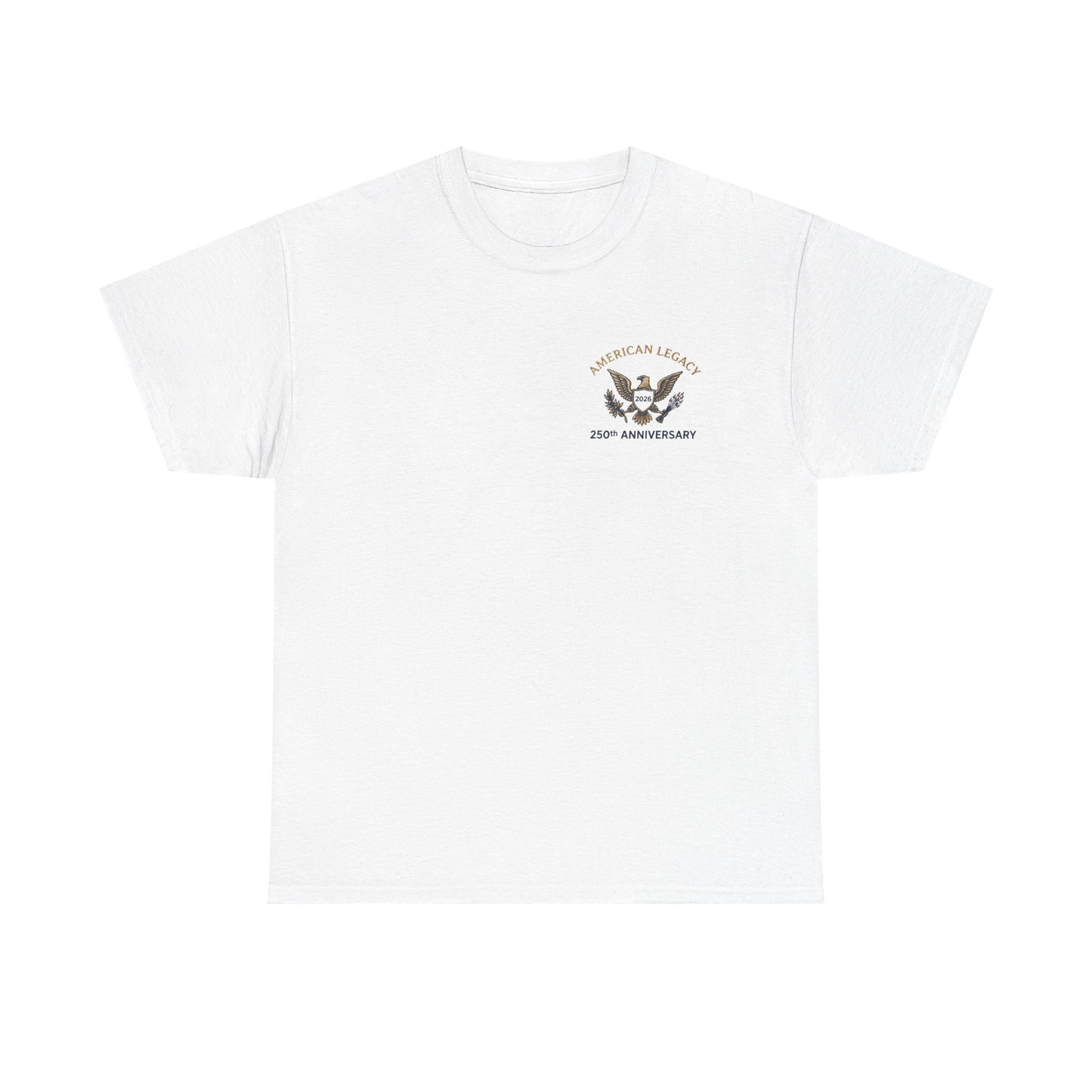 250th 4th of July Commemorative T-Shirt — Vintage Eagle 'Land of Liberty' Graphic Tee