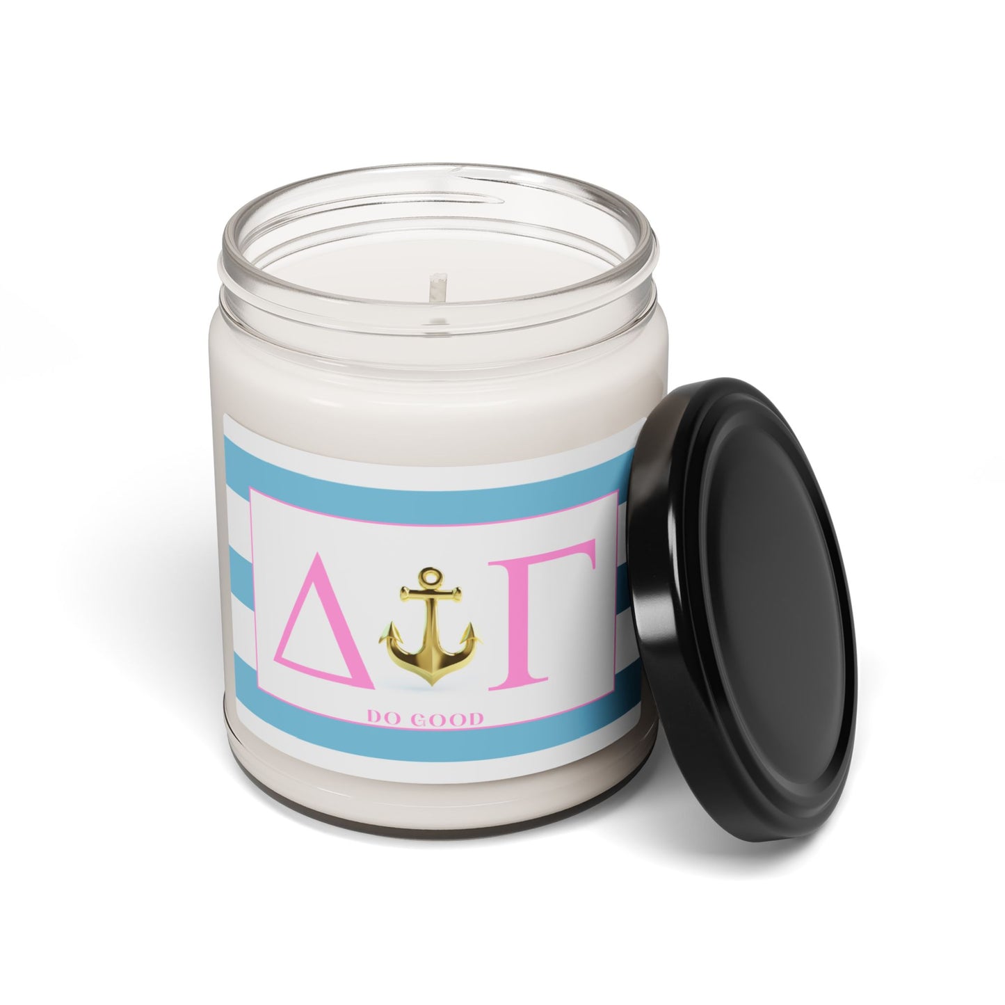 Delta Gamma Sorority House Soy Wax Candle, Greek Life Gift Candle, Gift For Sorority Girl, College Move-In Gift, Eco Friendly 9oz. Candle