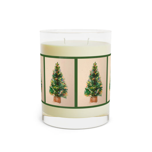 Wing Light Art Designs Antique Holiday Tree Scented Candle - Full Glass, 11oz