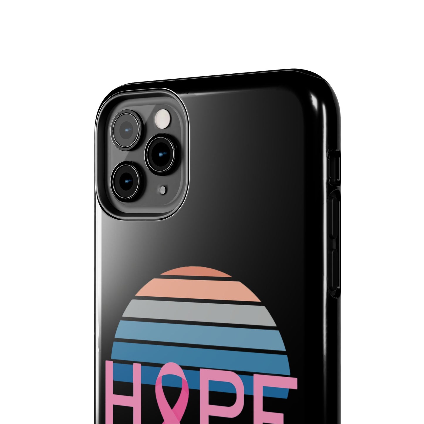 Hope Wins, Cancer Warrior Gift, Support Gift, Breast Cancer Survivor Gift, Cancer Tough Phone Cases, Survivor Gift, Pink Phone iPhone