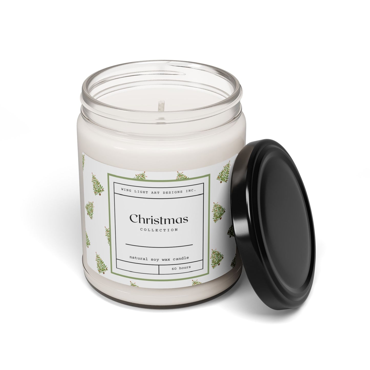 Christmas Warmth Christmas Gifts Candles Gifts Candles Unique Christmas Candles Gifts Christmas Decor Candles Scented Soy Candle, 9oz